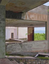 Jubilaci&oacute;n anticipada. 2019. &Oacute;leo sobre lienzo. 65x50 cm.