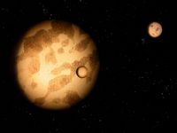 Planetas cercanos V. Impresión 2019. Montaje de fotografía digital sobre papel fotográfico 40x50 cm. 22'5x30 cm.